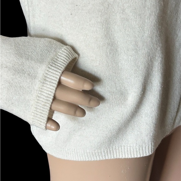 Charli Ellin Cashmere Lambswool Blend Sweater Elegant Quiet Luxury Women Sz XS - Picture 4 of 13